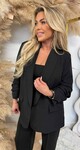 LEA CROPPED MOUW BLAZER BLACK LEA CROPPED MOUW BLAZER BLACK