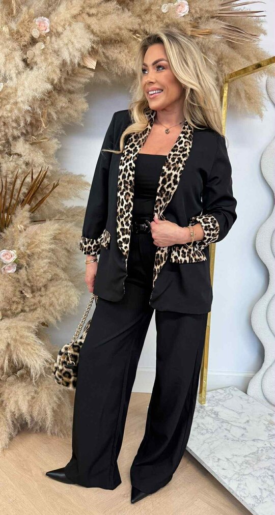 BRITNEY LEO BLAZER BLACK BRITNEY LEO BLAZER BLACK