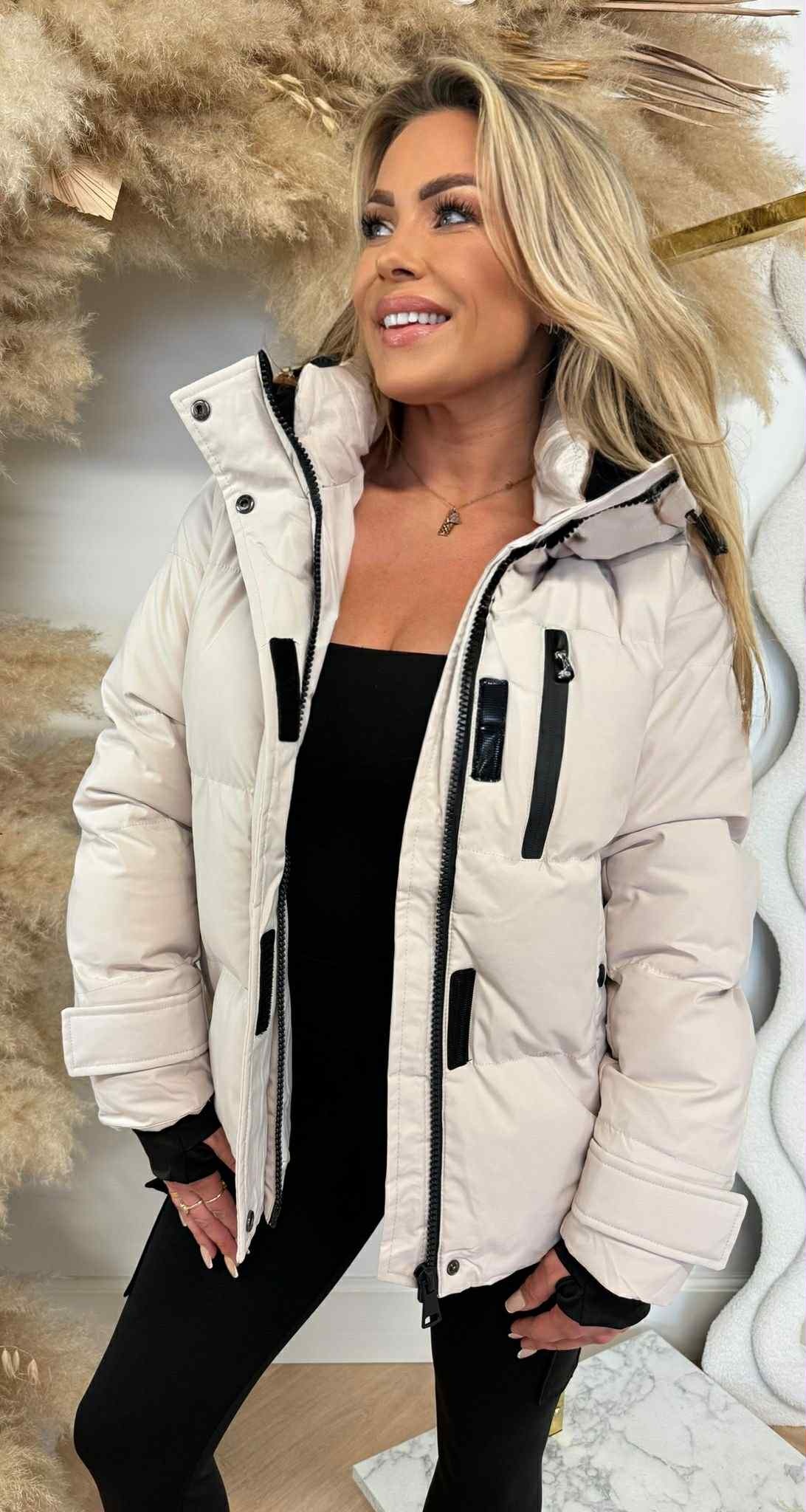 BESTSELLER WINTERJACKET SHORT 7588 BEIGE