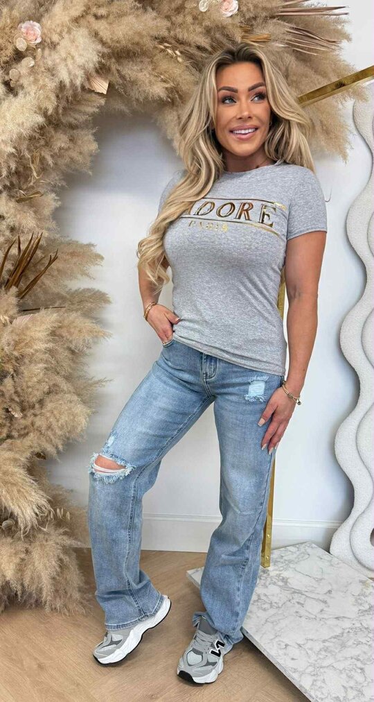 J'ADORE TEE GREY J'ADORE TEE GREY