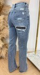 WIDE LEG GLITTER POCKET JEANS 936-2 DENIMBLUE WIDE LEG GLITTER POCKET JEANS 936-2 DENIMBLUE