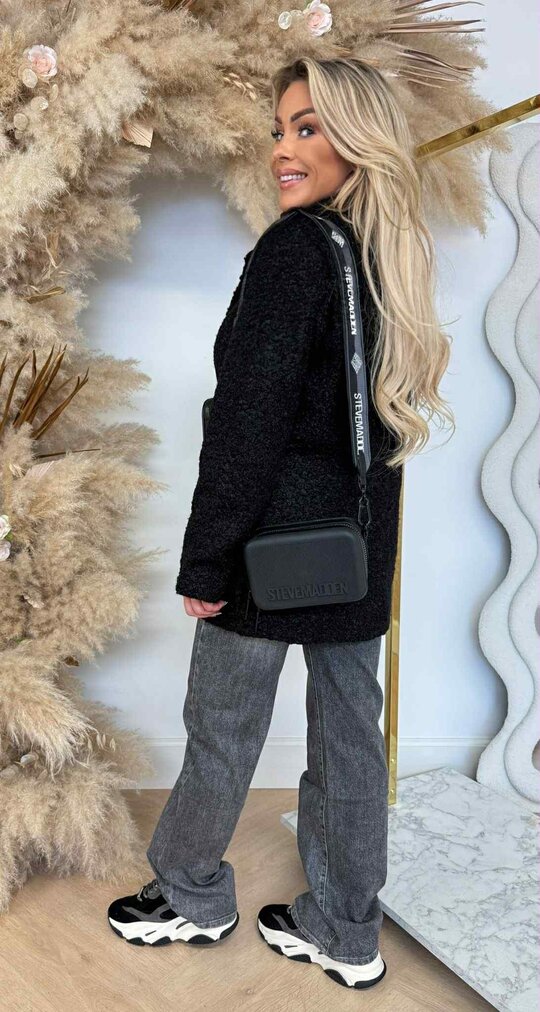 VIRAL TEDDY BLAZER BLACK VIRAL TEDDY BLAZER BLACK