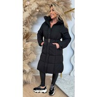 CHANTAL BELT WINTERJACKET 267 BLACK