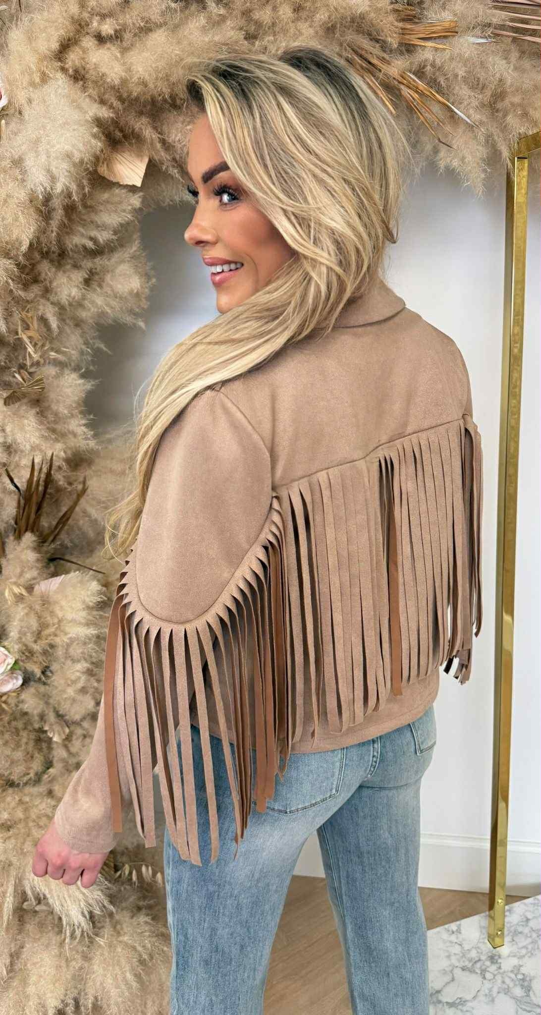 WESTERN GIRL JACKET CAMEL