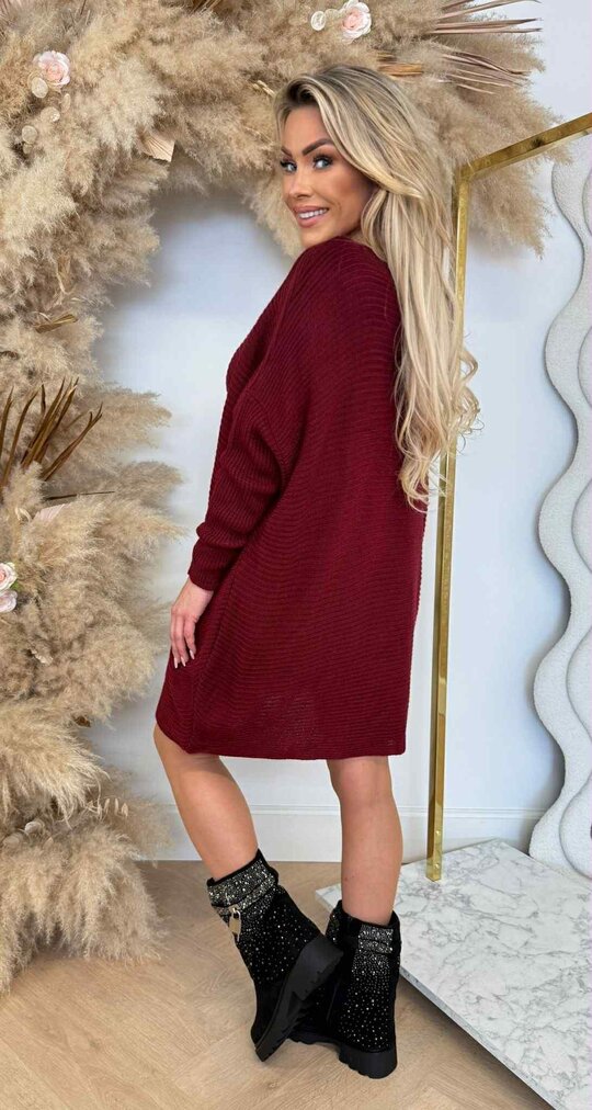 OVERSIZED RIBBEL TRUI BORDEAUX OVERSIZED RIBBEL TRUI BORDEAUX