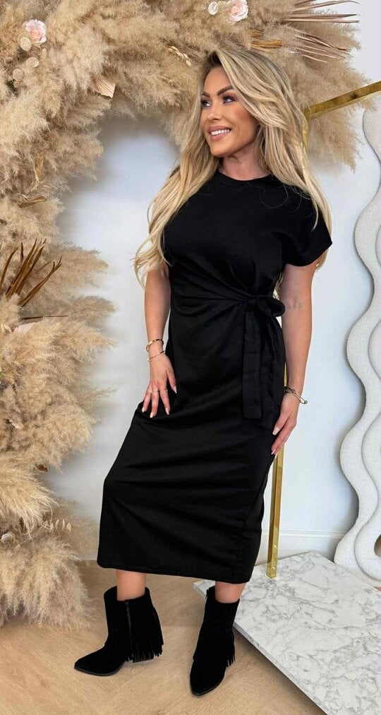 MAYA STRIK DRESS BLACK MAYA STRIK DRESS BLACK