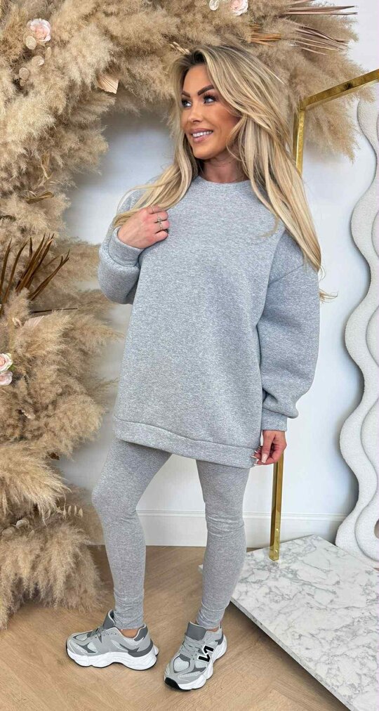 MYBEL FLEECE SET GREY MYBEL FLEECE SET GREY