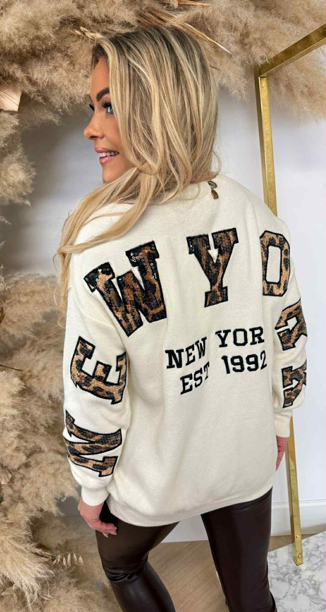 ACTIE NEW YORK SWEAT 7189 LIGHTBEIGE