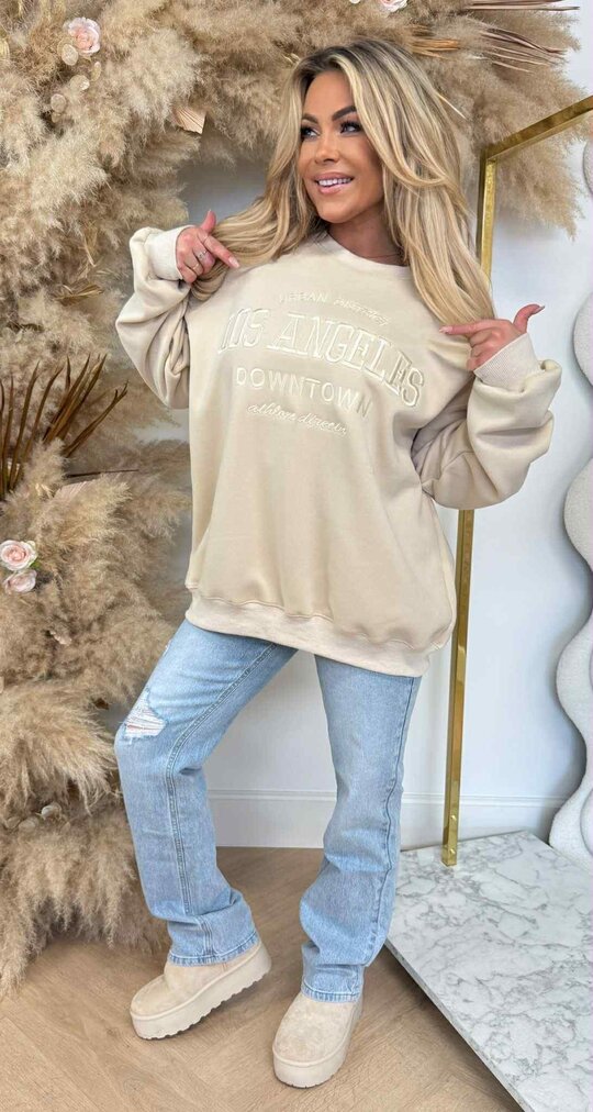 HIGH QUALITY LA SWEAT 122 BEIGE HIGH QUALITY LA SWEAT 122 BEIGE