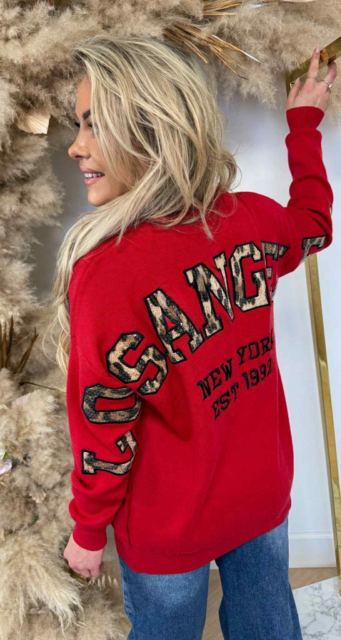 ACTIE LOS ANGELS SWEAT 7501 RED