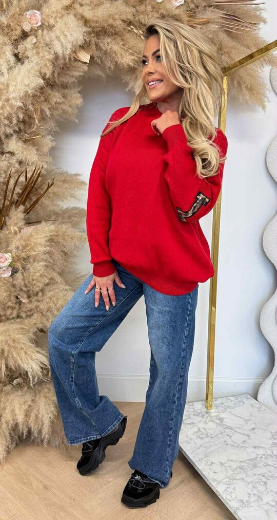 ACTIE LOS ANGELS SWEAT 7501 RED ACTIE LOS ANGELS SWEAT 7501 RED