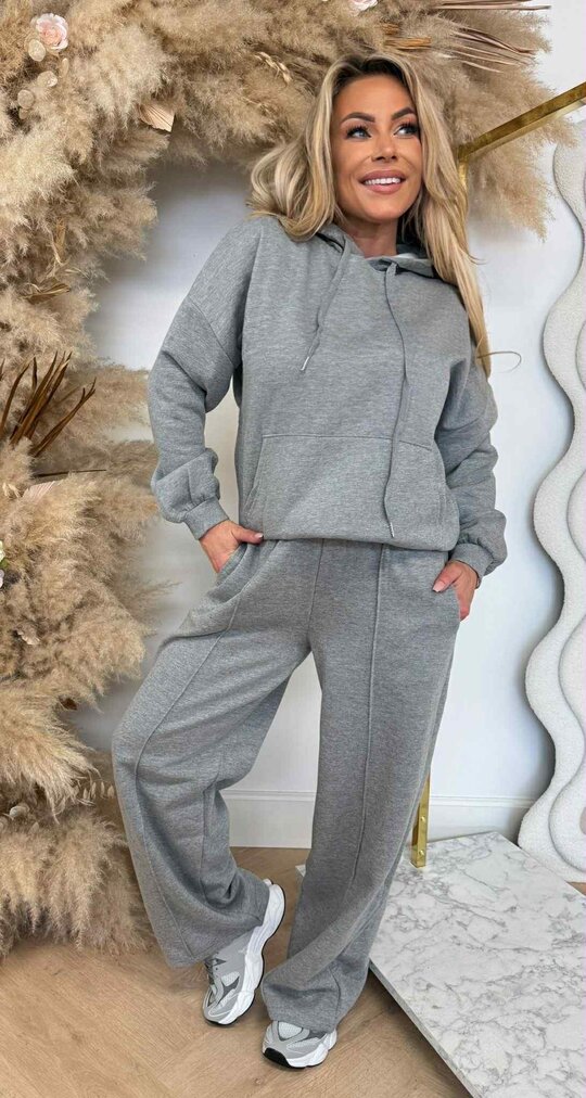 HOODIE STRAIGHT LEG SET 906 GREY HOODIE STRAIGHT LEG SET 906 GREY