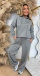 HOODIE STRAIGHT LEG SET 906 GREY HOODIE STRAIGHT LEG SET 906 GREY
