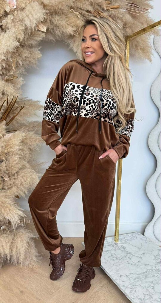 VELVET LEO SET CAMEL VELVET LEO SET CAMEL