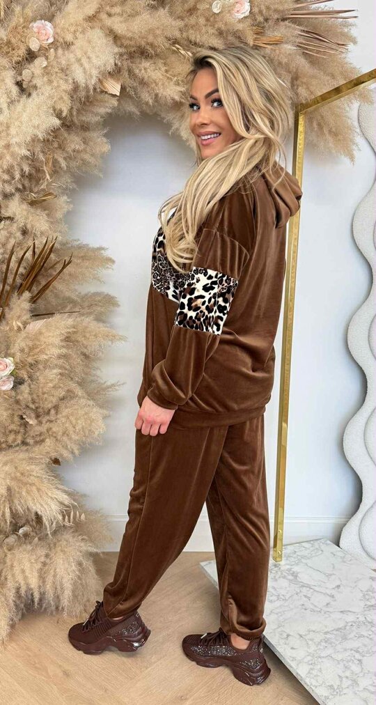 VELVET LEO SET CAMEL VELVET LEO SET CAMEL