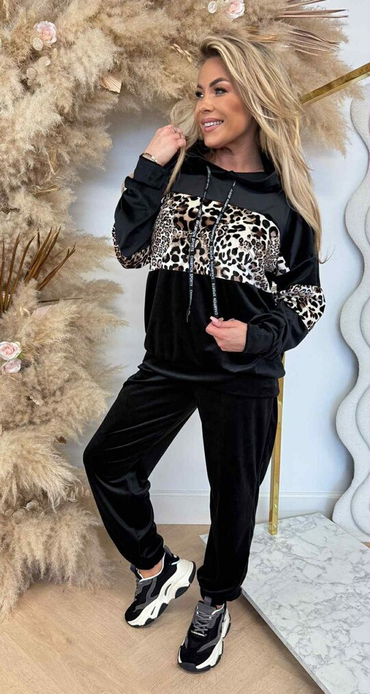 VELVET LEO SET BLACK VELVET LEO SET BLACK