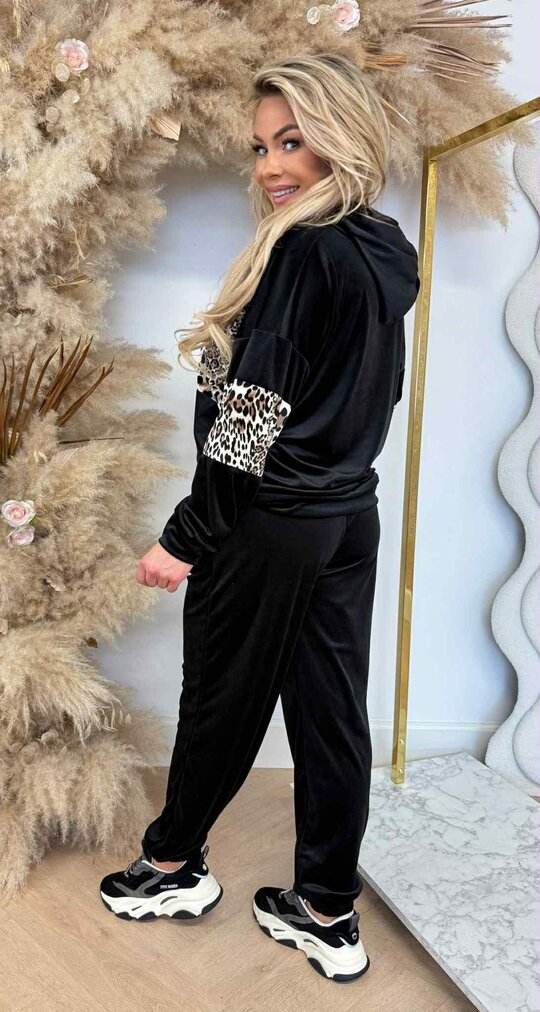 VELVET LEO SET BLACK VELVET LEO SET BLACK