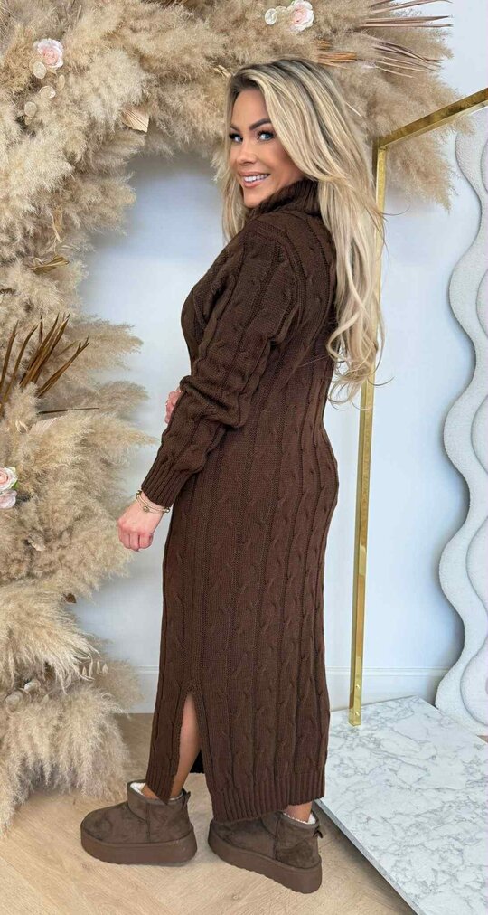 KABEL KOL DRESS LONG CHOCO KABEL KOL DRESS LONG CHOCO