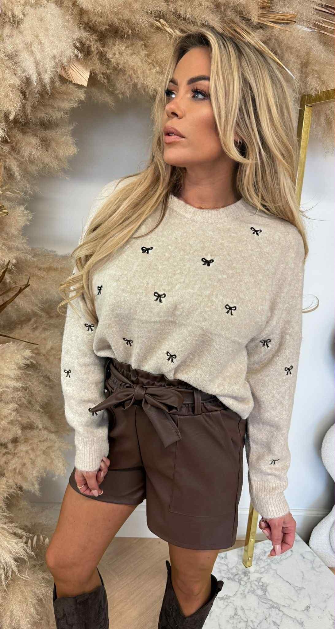 BOWIE SWEAT AM743 BEIGE