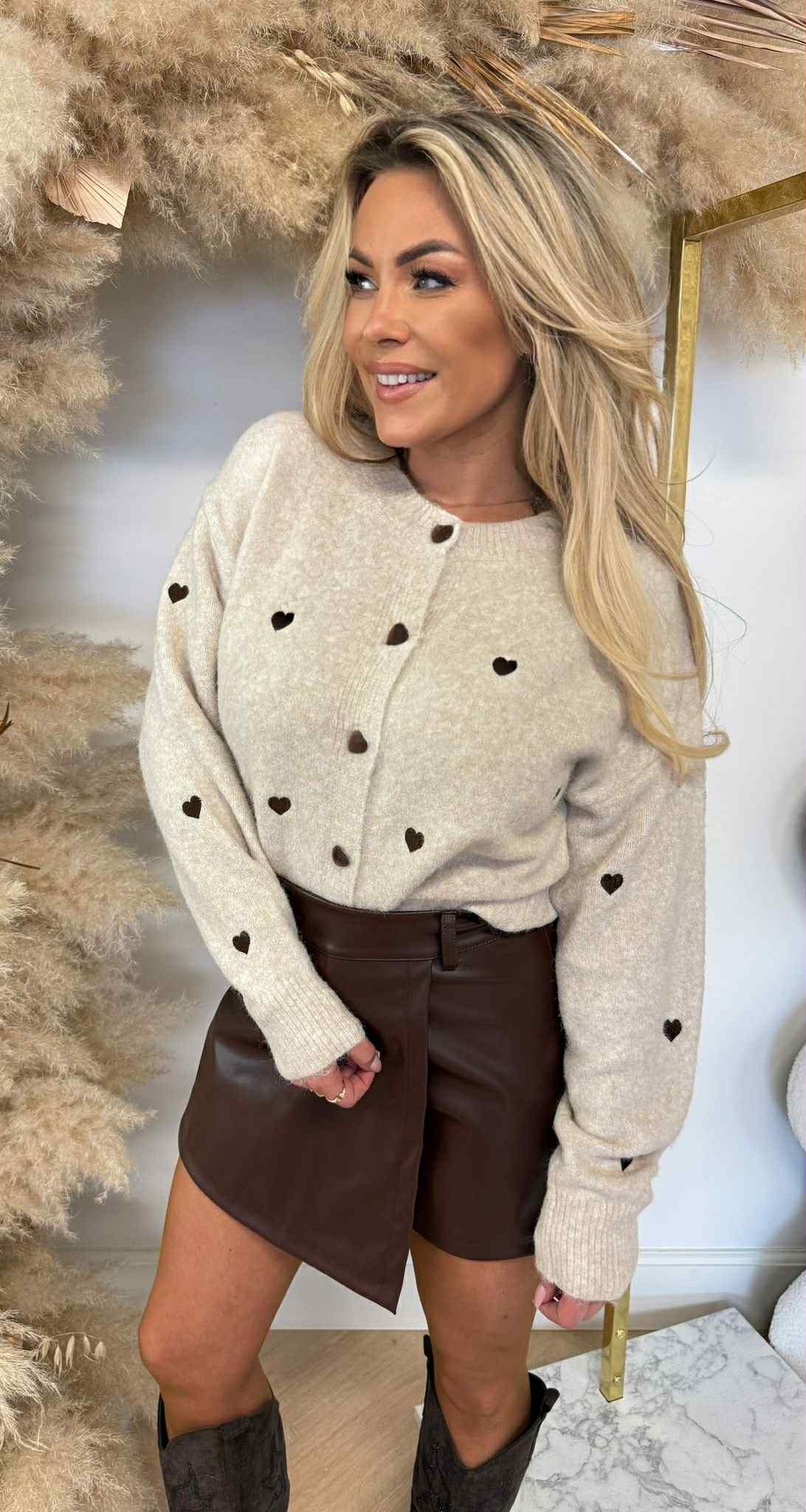 HARTJES SWEAT/VESTJE 683 BEIGE