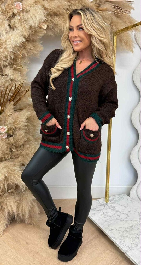 GUC INSPIRED VEST/SWEAT 080106 CHOCO