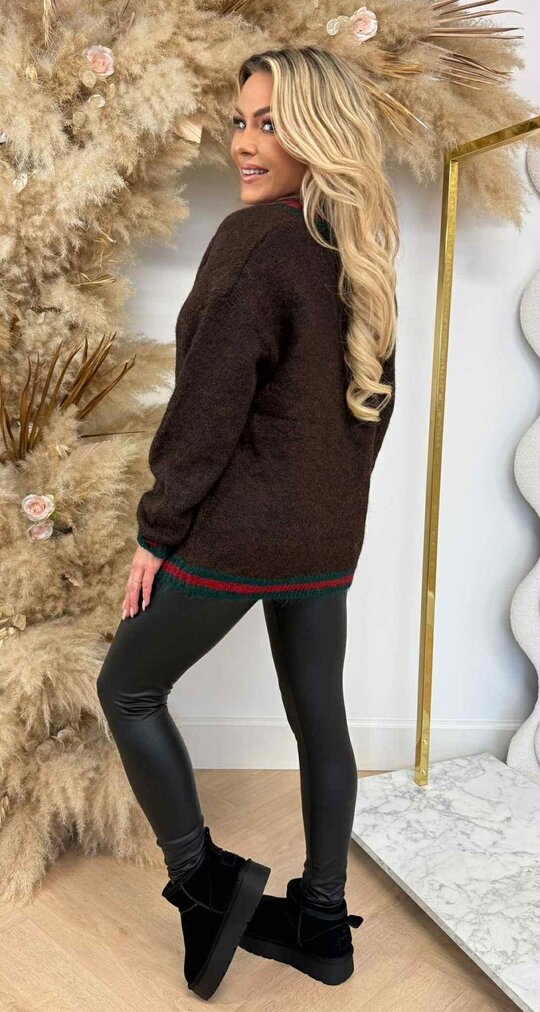 GUC INSPIRED VEST/SWEAT 080106 CHOCO