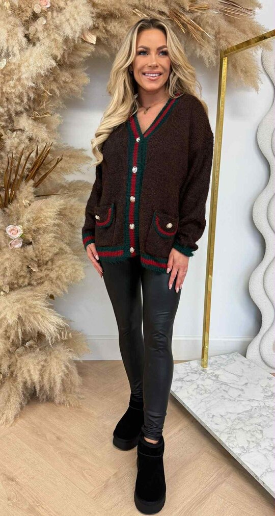 GUC INSPIRED VEST/SWEAT 080106 CHOCO