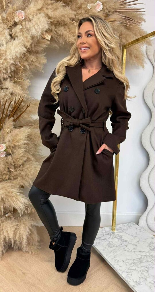 PRICELLA COAT CHOCO