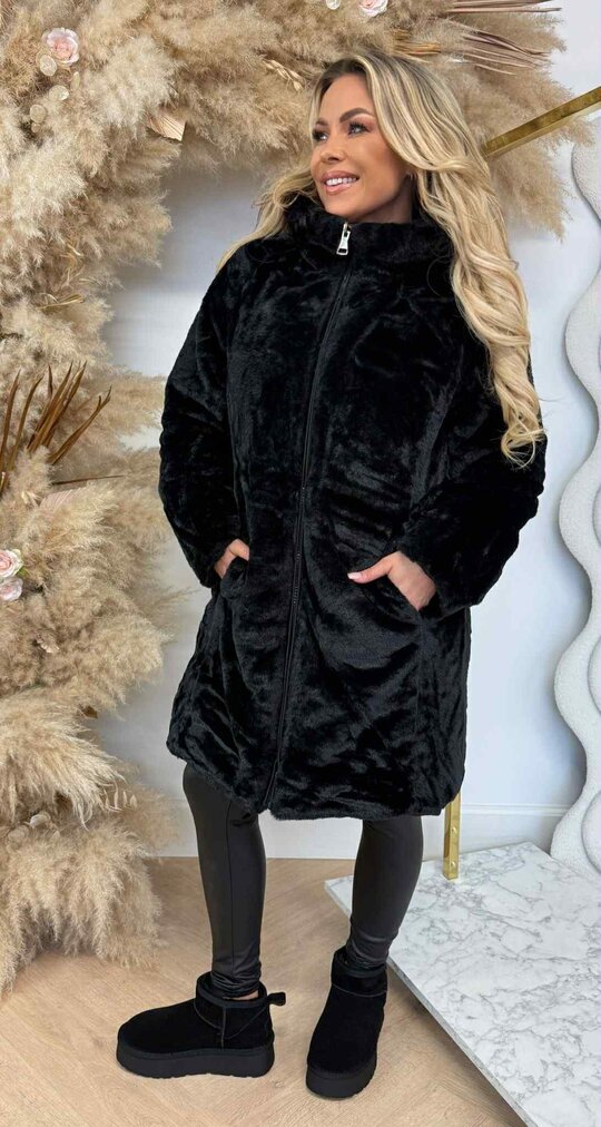 REVERISBLE PERFECT WINTERJACKET MS91 BLACK