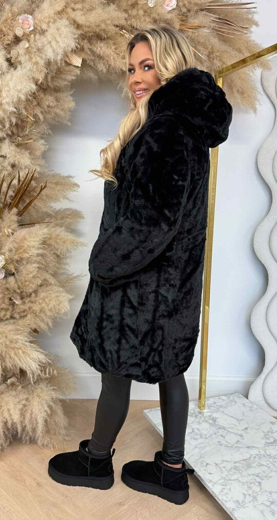 REVERISBLE PERFECT WINTERJACKET MS91 BLACK