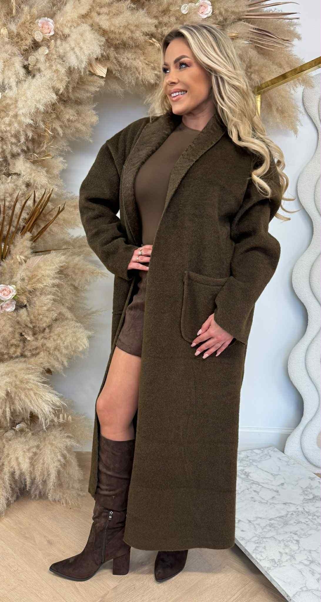 MAXIME SOFT VEST LONG CHOCO