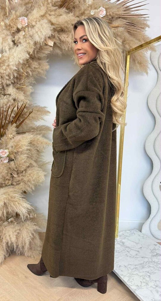 MAXIME SOFT VEST LONG CHOCO