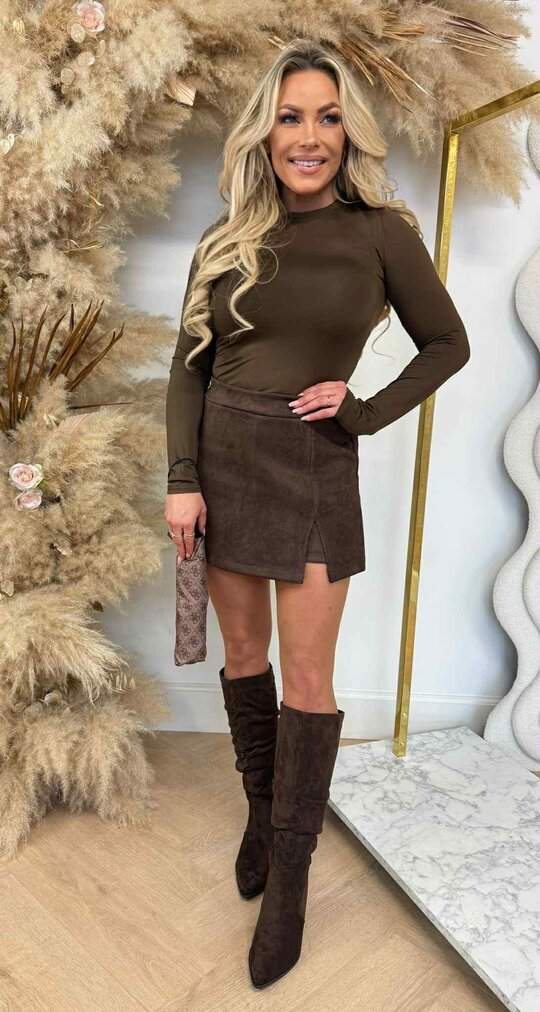 BY SWAN TRAVEL BASIC TOP 10019 CHOCO