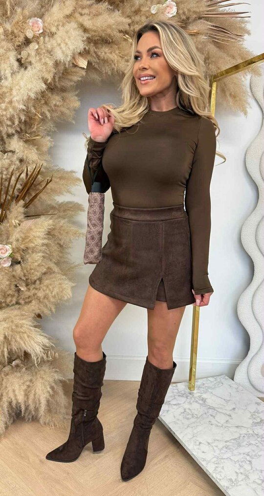 BY SWAN TRAVEL BASIC TOP 10019 CHOCO