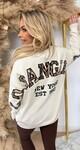 ACTIE LOS ANGELS SWEAT 7501 LIGHTBEIGE