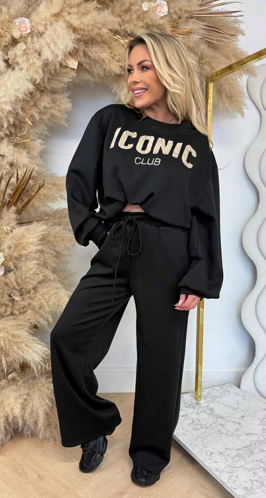 ICONIC CLUB 2 PIECE SET BLACK