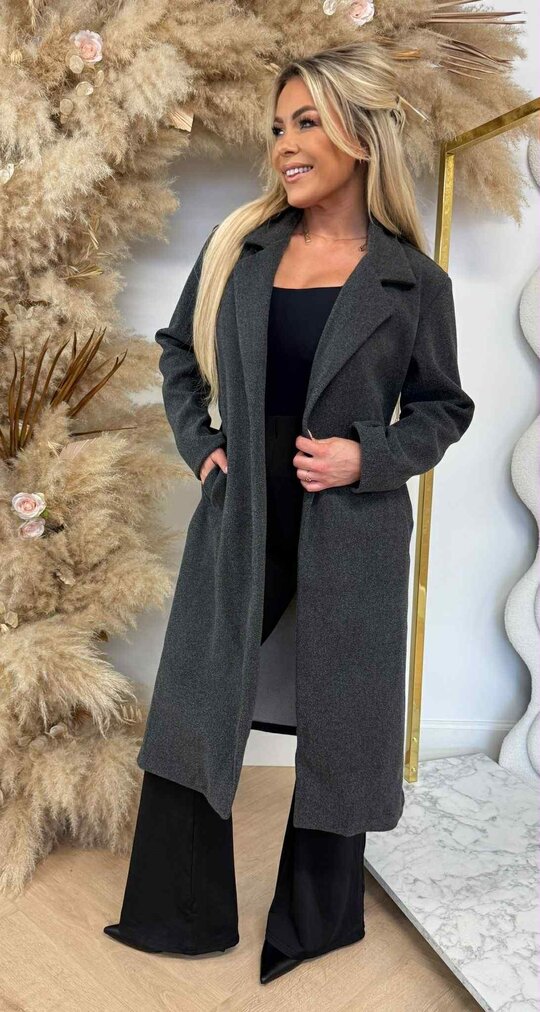 KARDASHIAN COAT DARKGREY