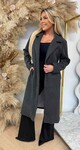 KARDASHIAN COAT DARKGREY
