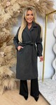 KARDASHIAN COAT DARKGREY