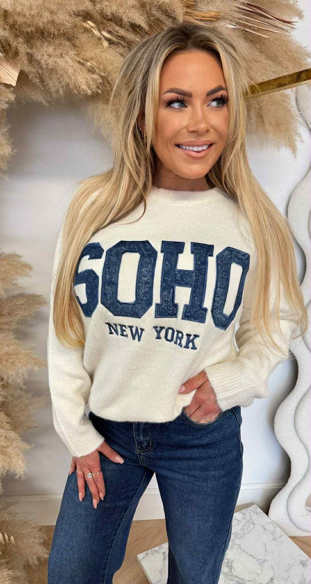 SOHO SOFT SWEAT 161/708 LIGHTBEIGE/DENIM
