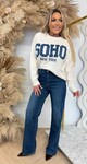 SOHO SOFT SWEAT 161/708 LIGHTBEIGE/DENIM SOHO SOFT SWEAT 161/708 LIGHTBEIGE/DENIM