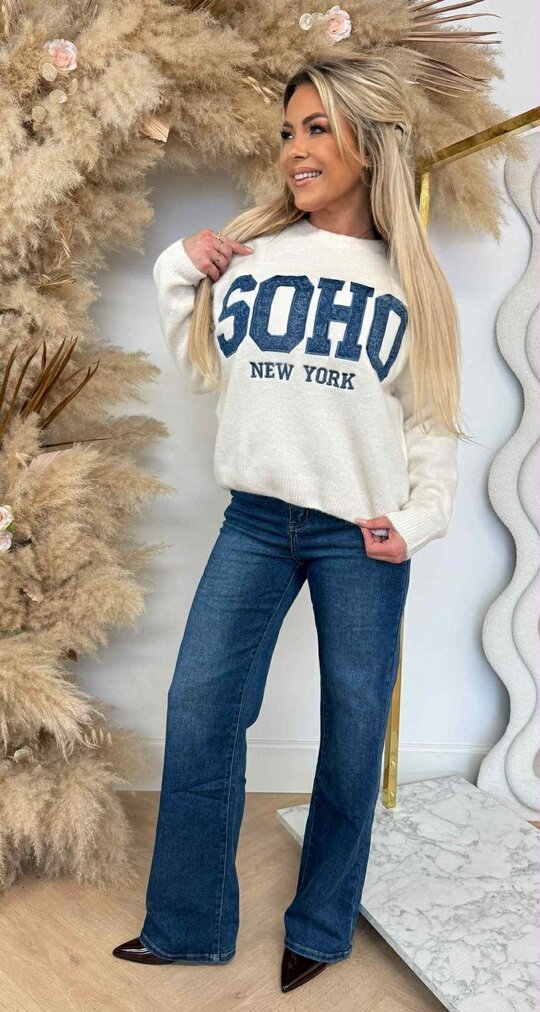 SOHO SOFT SWEAT 161/708 LIGHTBEIGE/DENIM SOHO SOFT SWEAT 161/708 LIGHTBEIGE/DENIM