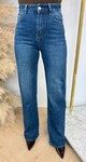 SUPER STRETCH WIDE LEG JEANS 876-21 DENIMBLUE