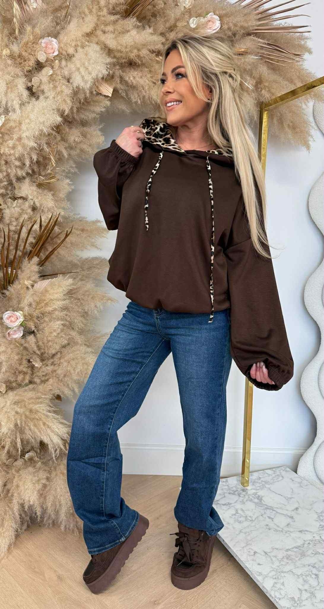 LEO HOODIE CHOCO