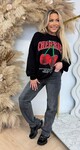 ACTIE CHERRIES SWEAT 801680 BLACK