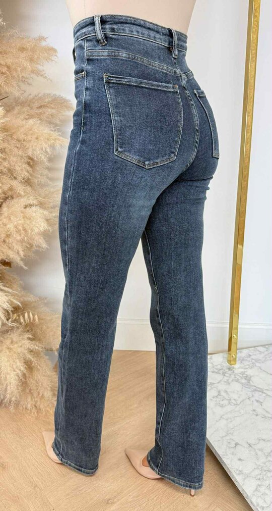 LAULIA STRAIGHT STRETCH JEANS 315-4 DARKBLUE LAULIA STRAIGHT STRETCH JEANS 315-4 DARKBLUE