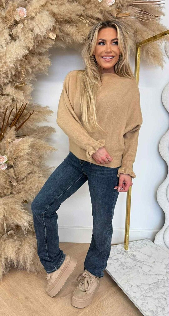 ROUCHE SOFT SWEAT CAMEL