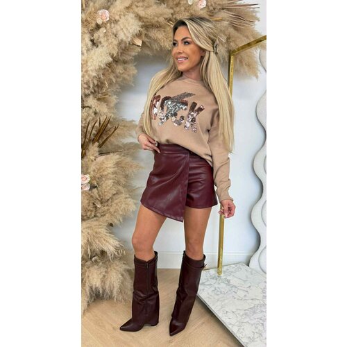 ACTIE ROCK SEQUIN SWEAT 10308 BEIGE ACTIE ROCK SEQUIN SWEAT 10308 BEIGE