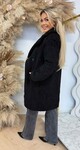 VEGAN FUR TEDDY JACKET 8104 BLACK VEGAN FUR TEDDY JACKET 8104 BLACK