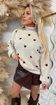 TURTLE NECK HARTJES SWEAT AM795 TAUPE